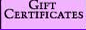 Gift Certificates